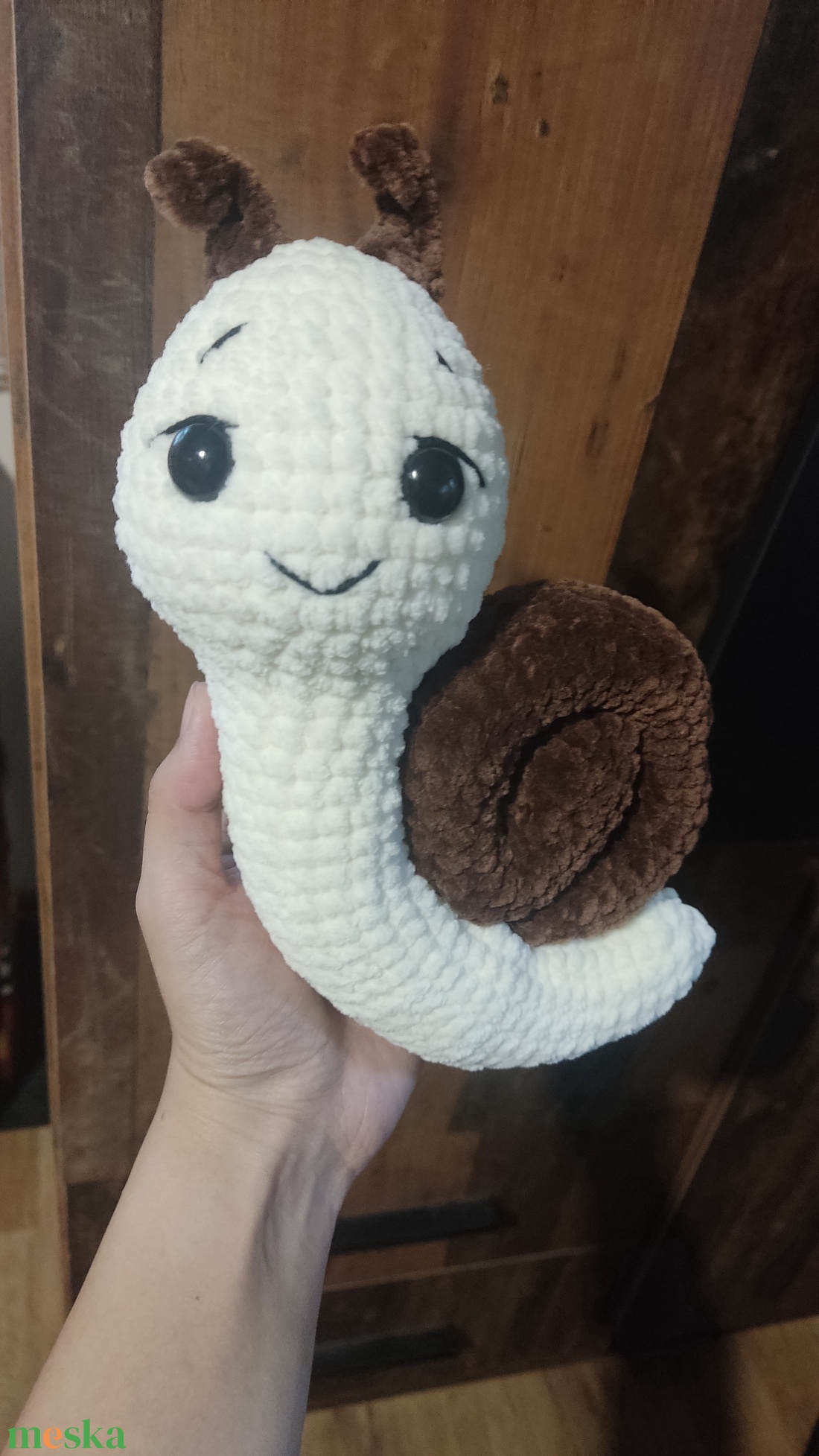 Amigurumi kakaós csiga - játék & sport - plüssállat & játékfigura - csiga - Meska.hu Amigurumi kakaós csiga - játék & sport - plüssállat & játékfigura - csiga - Meska.hu