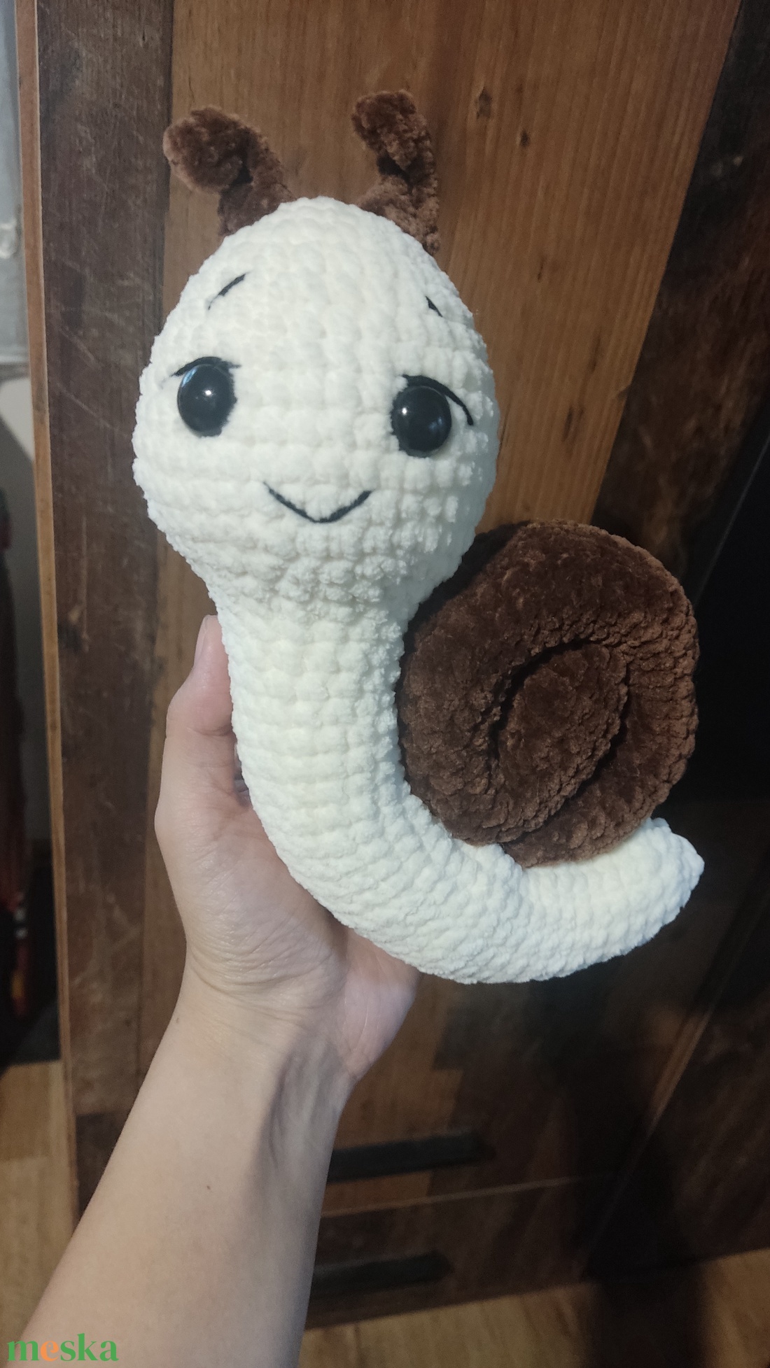 Amigurumi kakaós csiga - játék & sport - plüssállat & játékfigura - csiga - Meska.hu Amigurumi kakaós csiga - játék & sport - plüssállat & játékfigura - csiga - Meska.hu