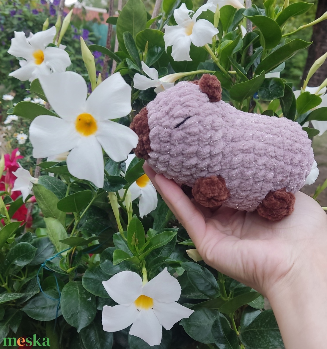 Amigurumi capybara - játék & sport - plüssállat & játékfigura - más figura - Meska.hu