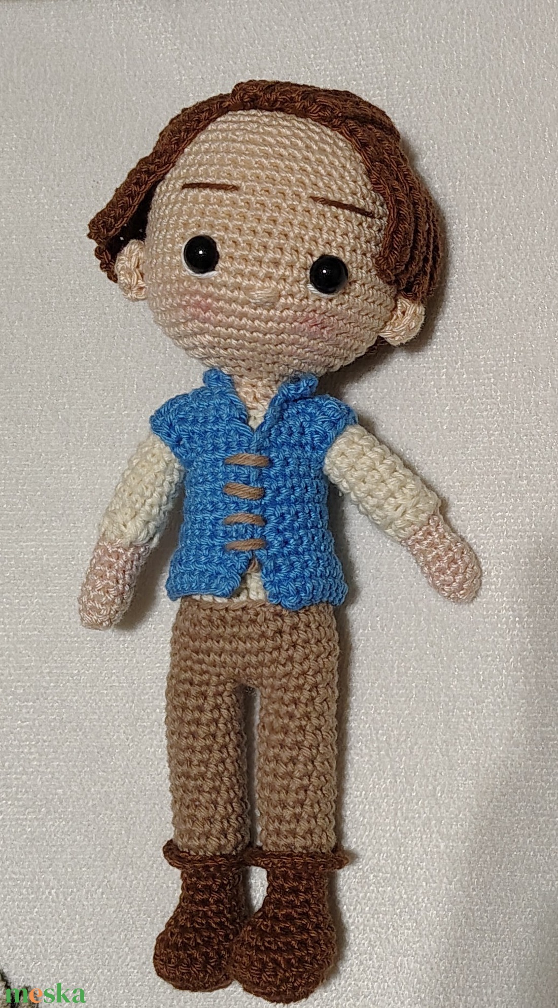 Horgolt herceg  - játék & sport - baba & babaház - baba - Meska.hu