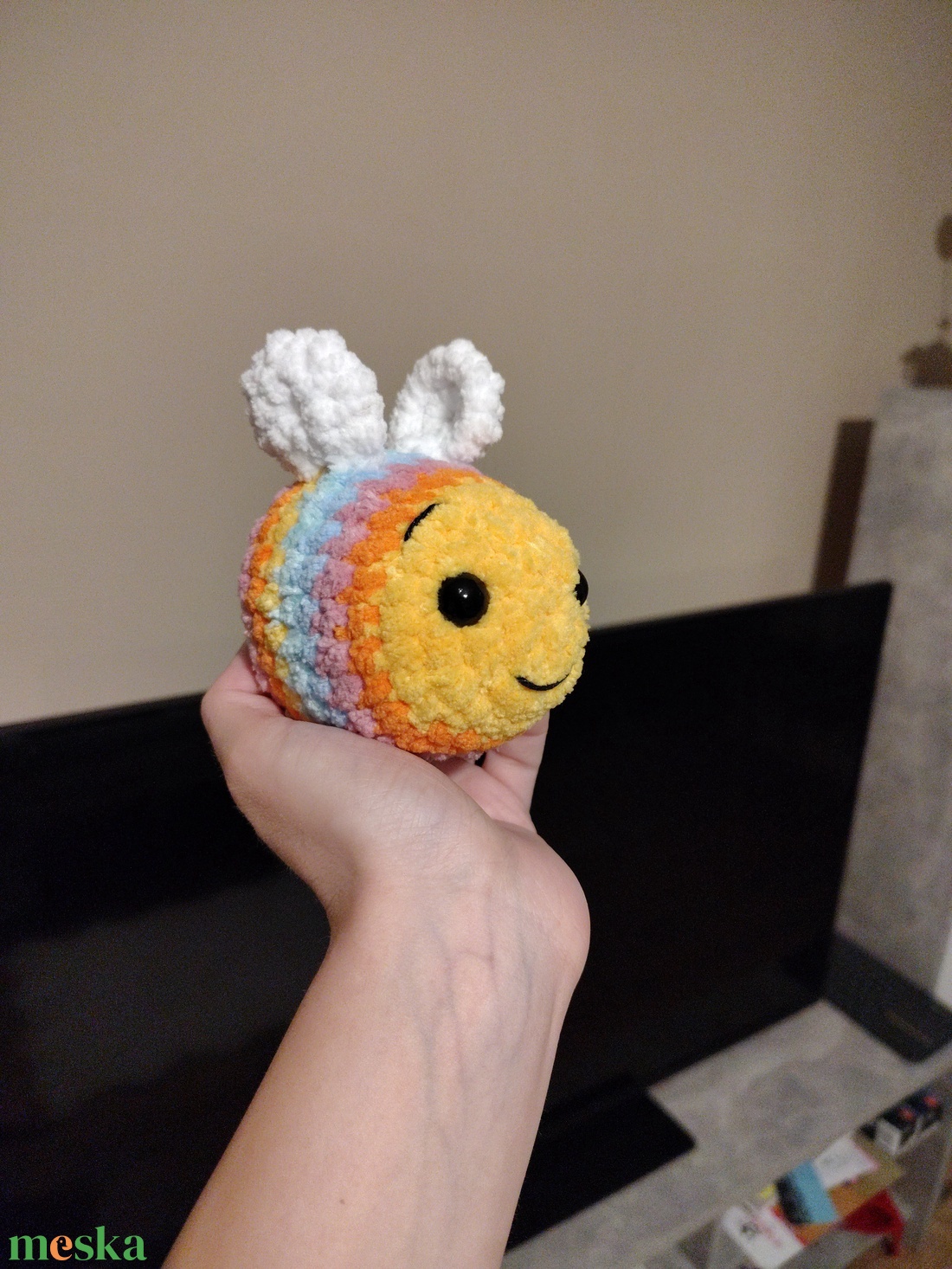 Horgolt méhecske - játék & sport - plüssállat & játékfigura - más figura - Meska.hu