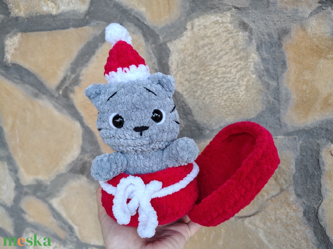 Ajándék cica - játék & sport - plüssállat & játékfigura - cica - Meska.hu