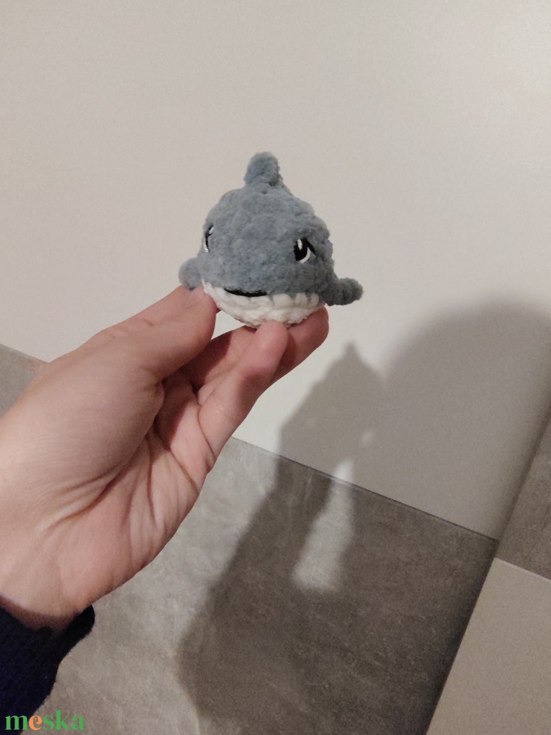 Horgolt cápa - játék & sport - plüssállat & játékfigura - más figura - Meska.hu