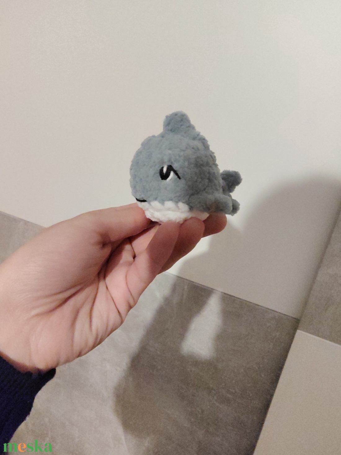 Horgolt cápa - játék & sport - plüssállat & játékfigura - más figura - Meska.hu