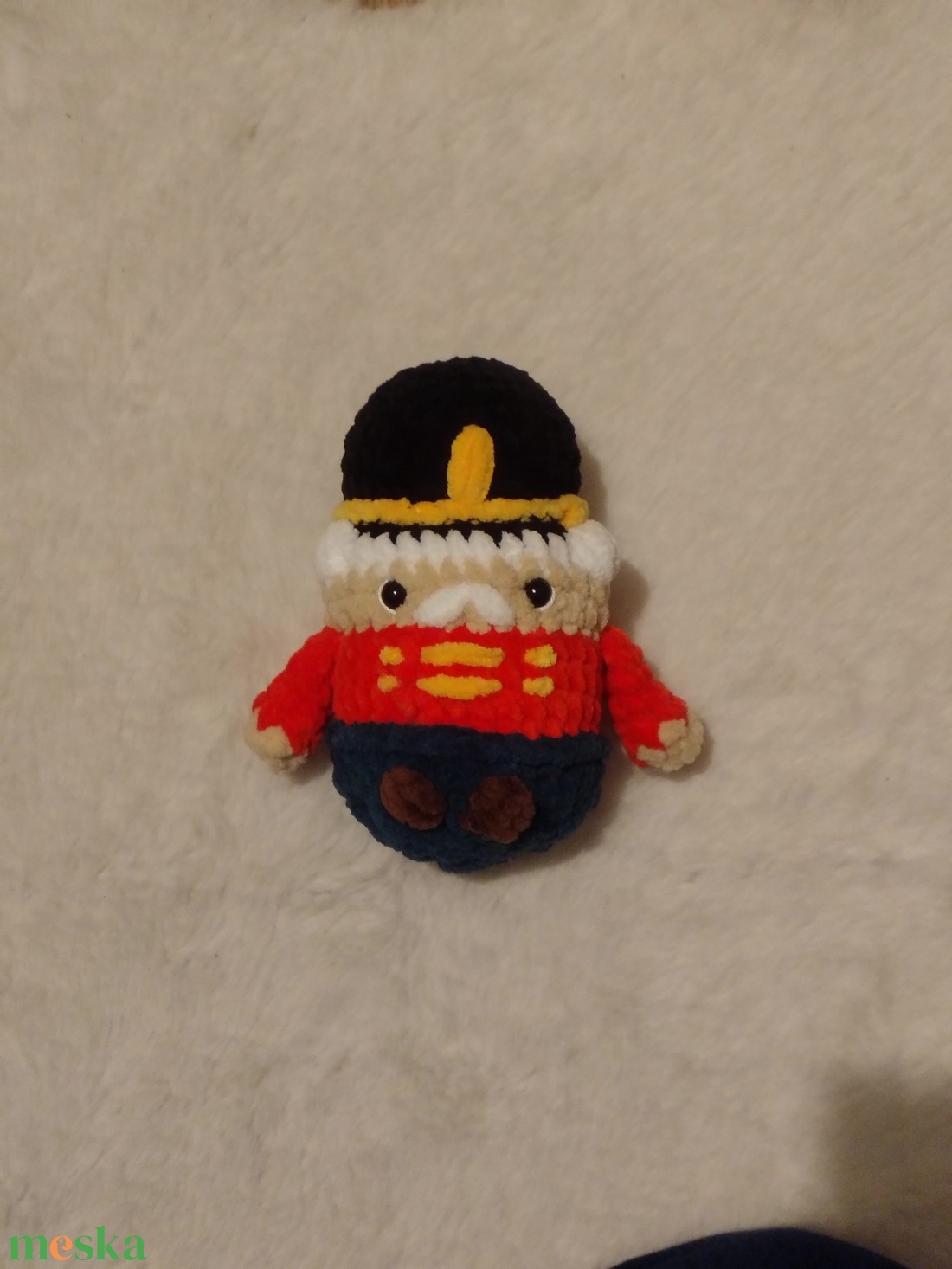 Horgolt diótörő  - karácsony - karácsonyi lakásdekoráció - karácsonyi manók, figurák - Meska.hu