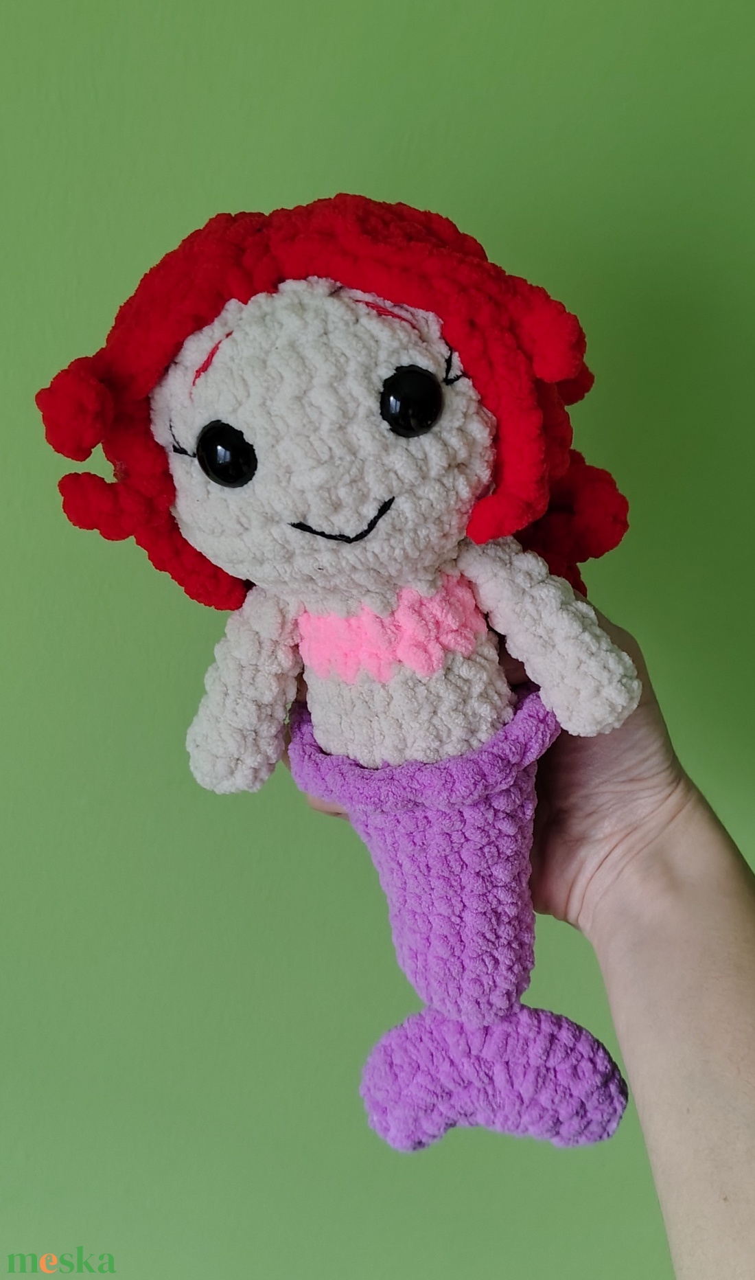 Amigurumi sellő - játék & sport - plüssállat & játékfigura - más figura - Meska.hu