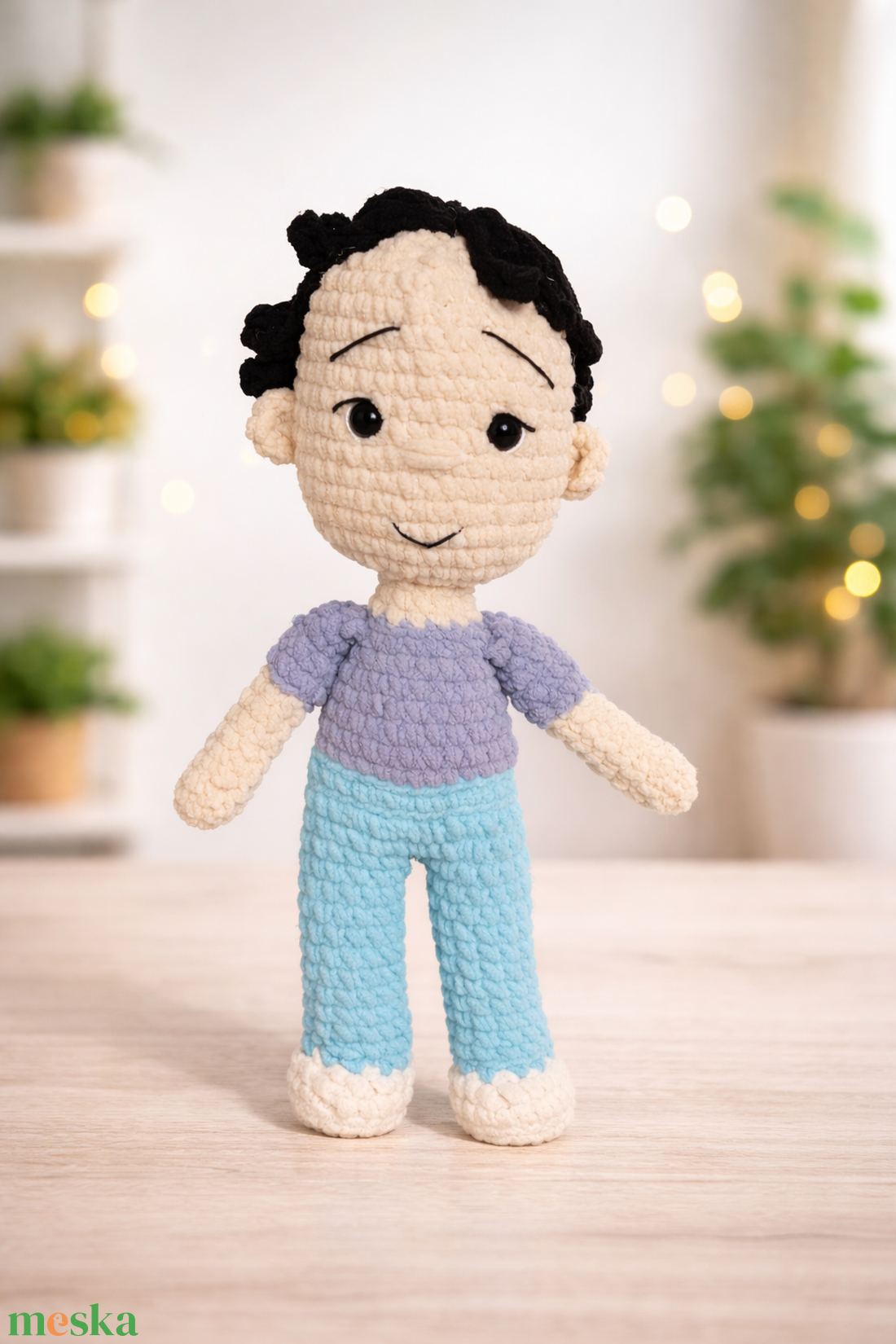 Amigurumi fiú - játék & sport - plüssállat & játékfigura - ember - Meska.hu