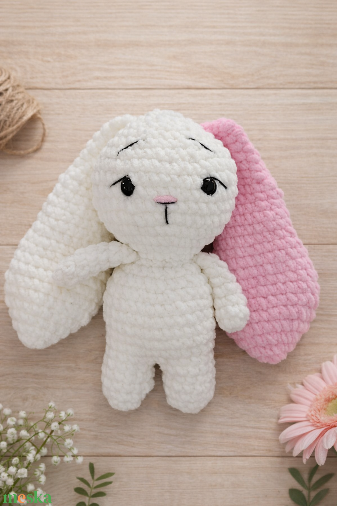 Felemás fülű nyúl - játék & sport - plüssállat & játékfigura - nyuszi - Meska.hu