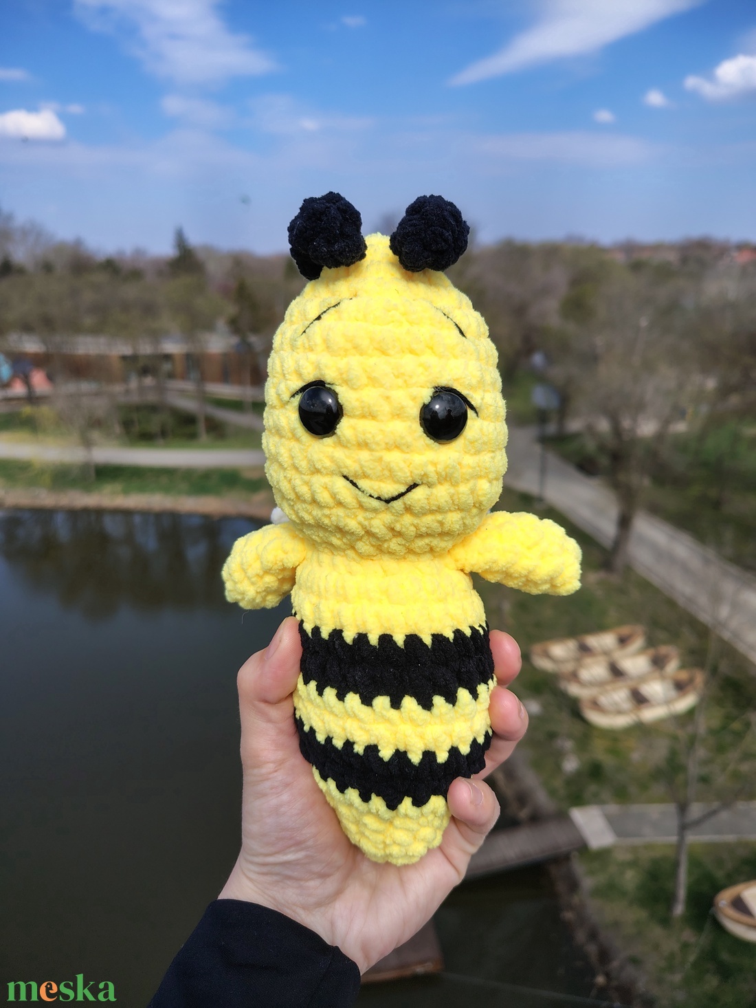 Méhecske horgolásminta - diy (csináld magad) - szabásminta, útmutató - horgolási minta - Meska.hu