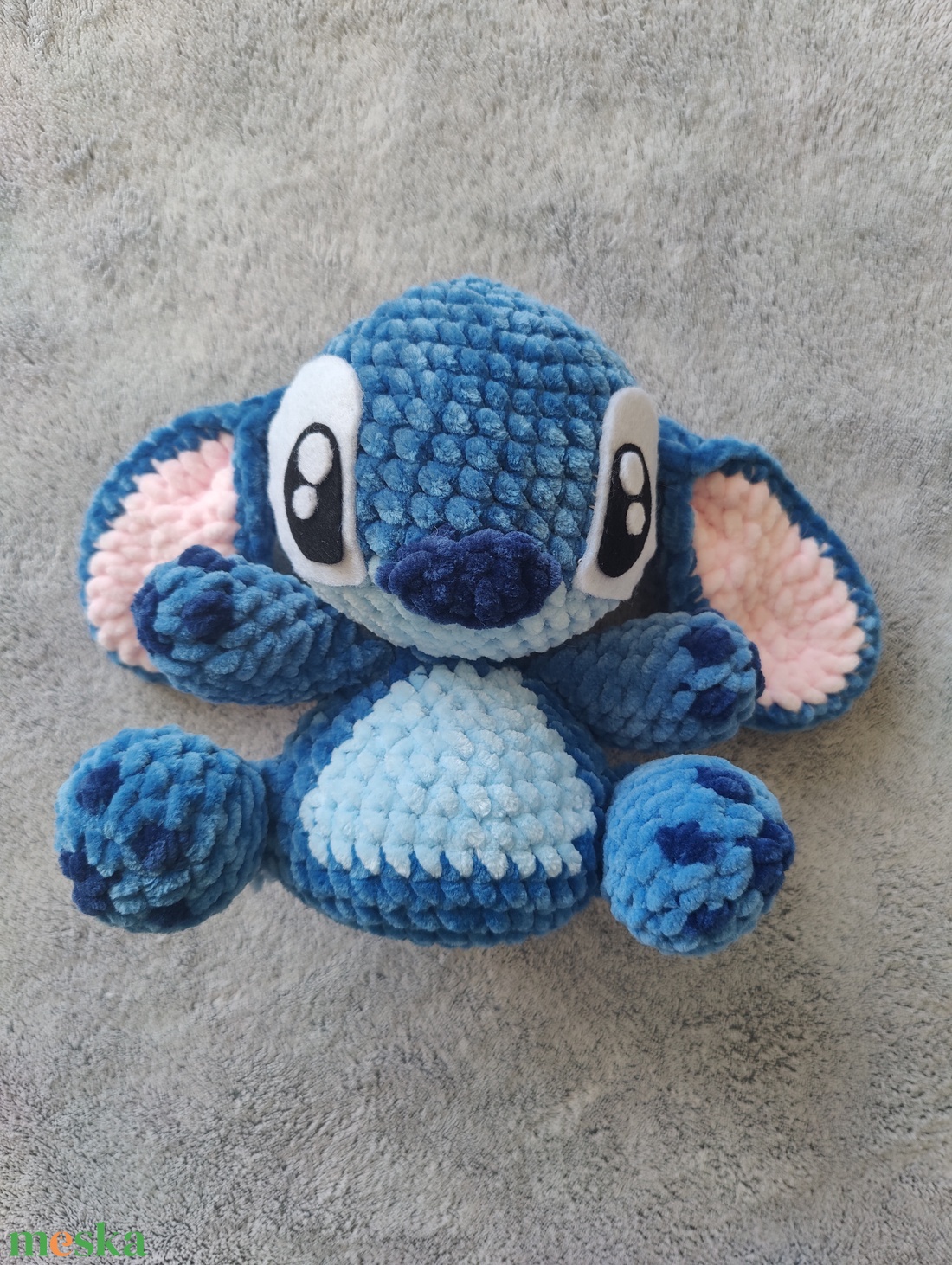 Horgolt Stitch Figura - játék & sport - plüssállat & játékfigura - plüss mesefigurák - Meska.hu
