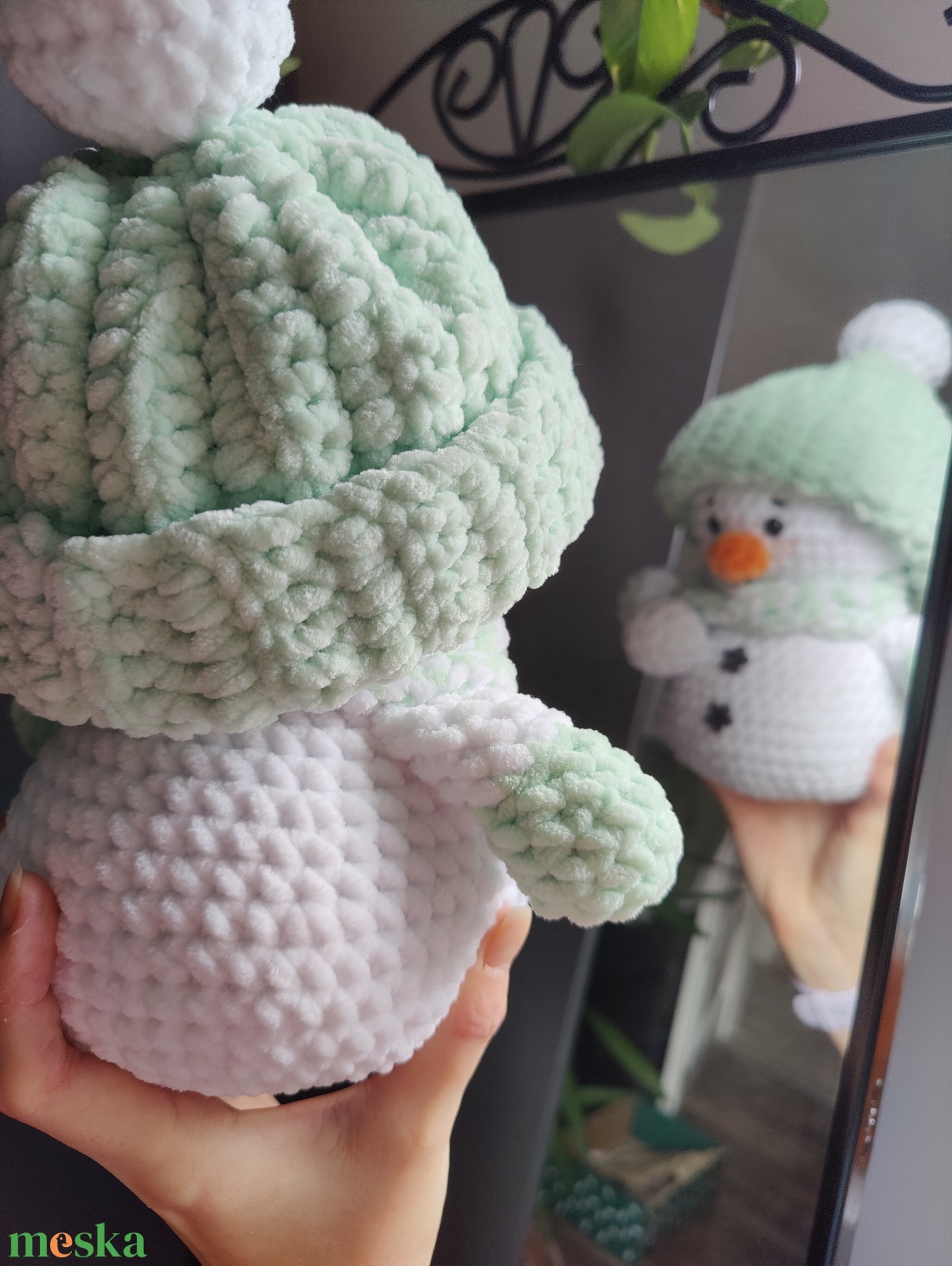 Hóember figura - karácsony - karácsonyi lakásdekoráció - karácsonyi manók, figurák - Meska.hu