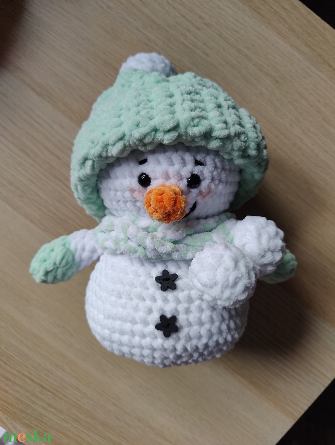 Hóember figura - karácsony - karácsonyi lakásdekoráció - karácsonyi manók, figurák - Meska.hu