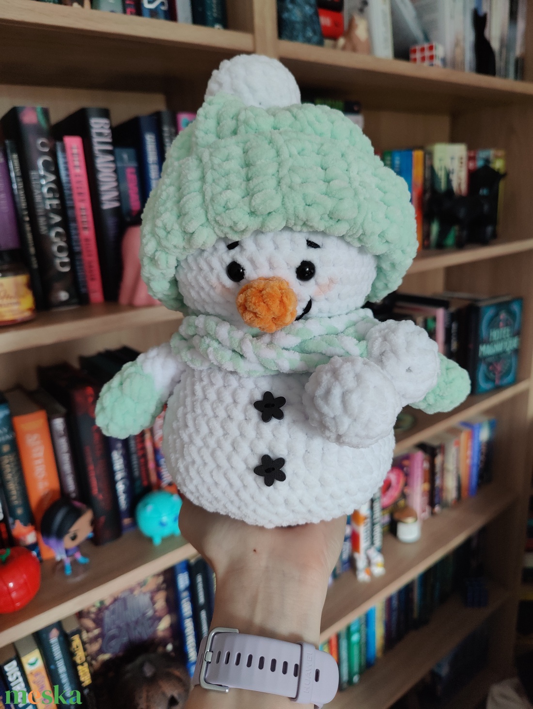 Hóember figura - karácsony - karácsonyi lakásdekoráció - karácsonyi manók, figurák - Meska.hu