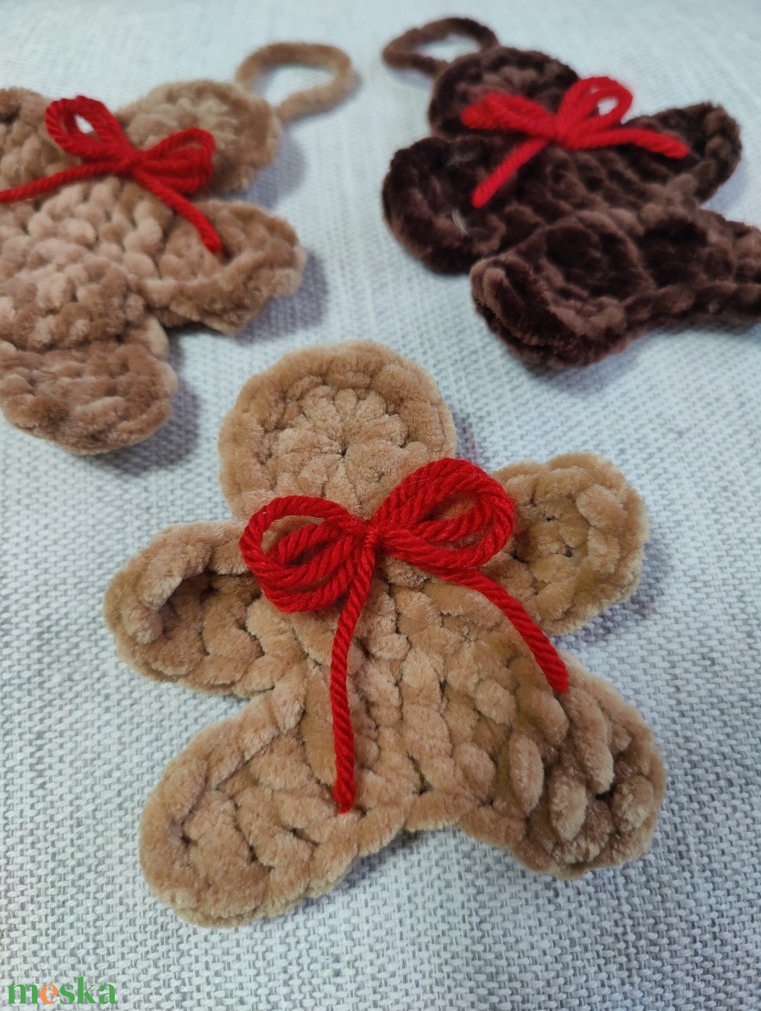 Mézeskalács figura karácsonyfadísz - karácsony - karácsonyi lakásdekoráció - karácsonyfadíszek - Meska.hu