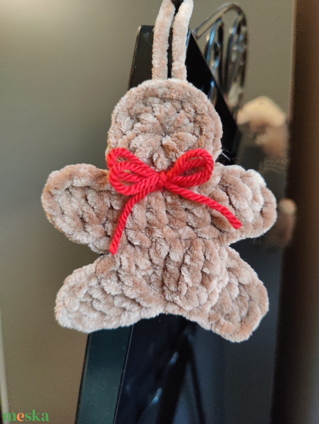 Mézeskalács figura karácsonyfadísz - karácsony - karácsonyi lakásdekoráció - karácsonyfadíszek - Meska.hu