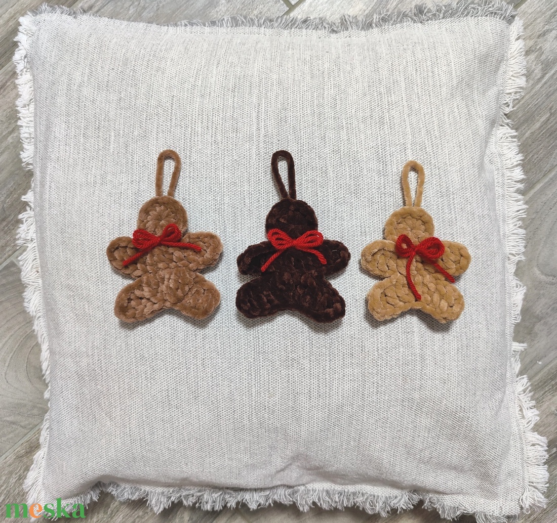 Mézeskalács figura karácsonyfadísz - karácsony - karácsonyi lakásdekoráció - karácsonyfadíszek - Meska.hu