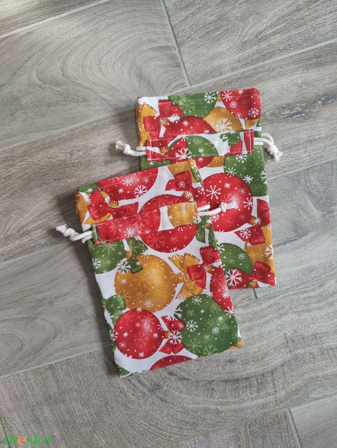Karácsonyi ajándék zsák - karácsony - karácsonyi ajándékozás - karácsonyi ajándékcsomagolás - Meska.hu