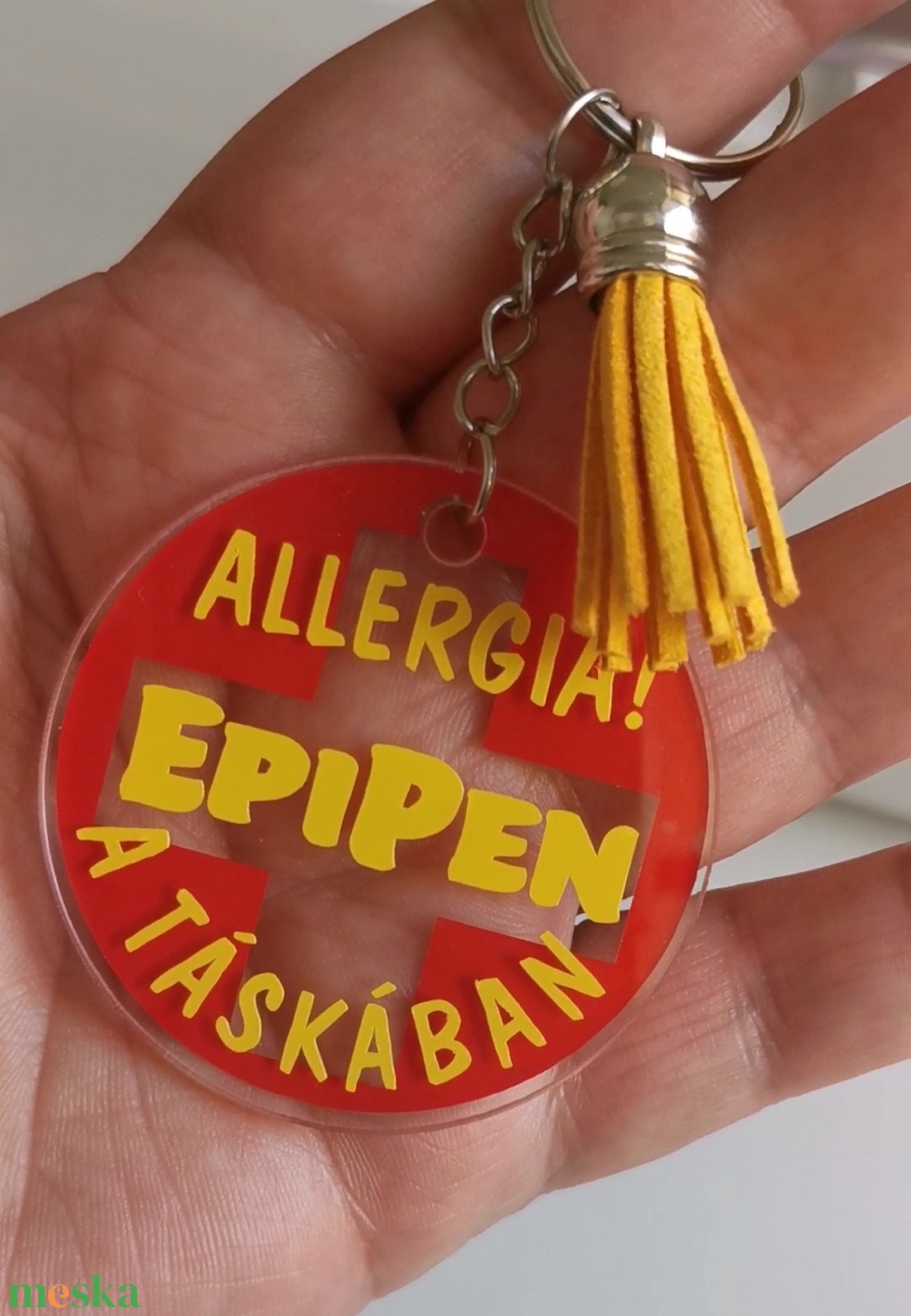 EpiPen jelölő - kulcstartó - táska & tok - kulcstartó & táskadísz - táskaakasztó - Meska.hu EpiPen jelölő - kulcstartó - táska & tok - kulcstartó & táskadísz - táskaakasztó - Meska.hu