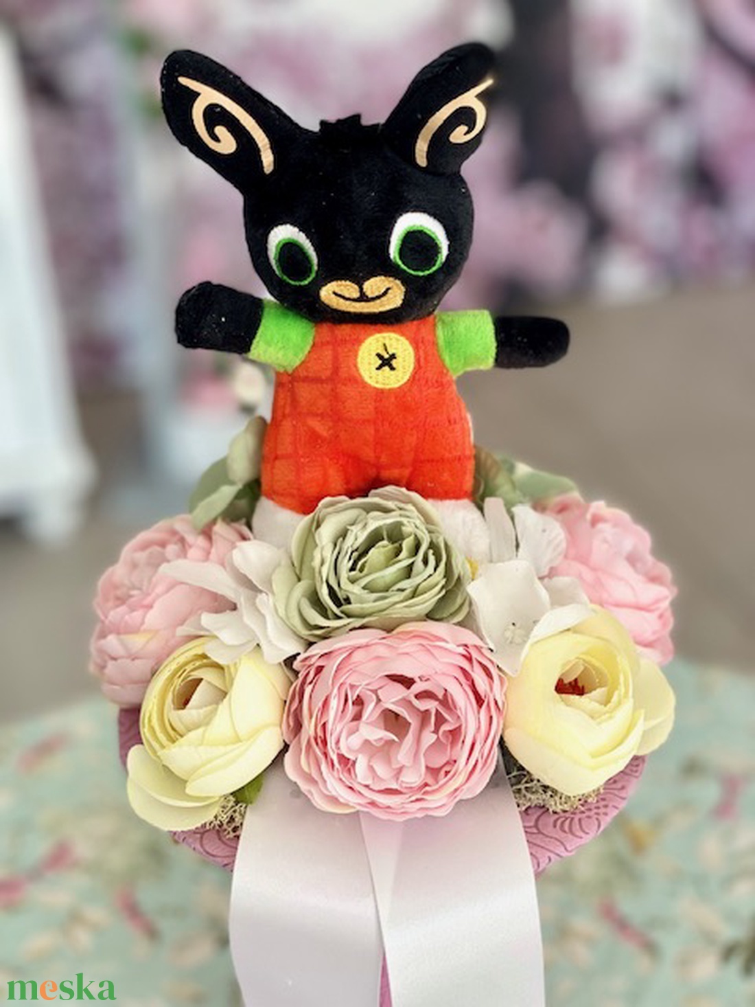 Bing nyuszi ballagási csokor  - otthon & életmód - dekoráció - virágdísz és tartó - csokor & virágdísz - Meska.hu