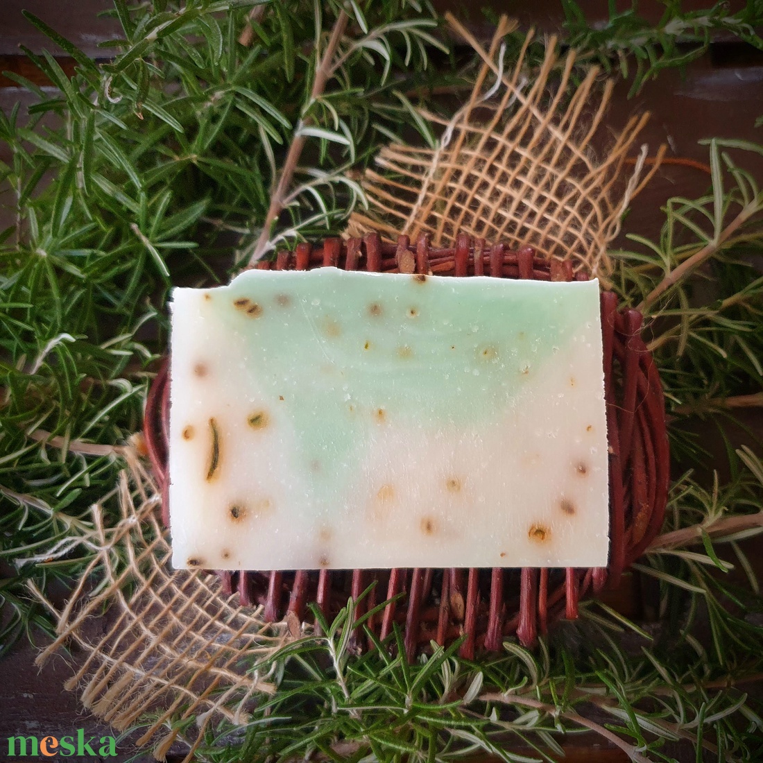 Rozmaringos hajmosó szappan - szépségápolás - sampon & hajápolás - Meska.hu