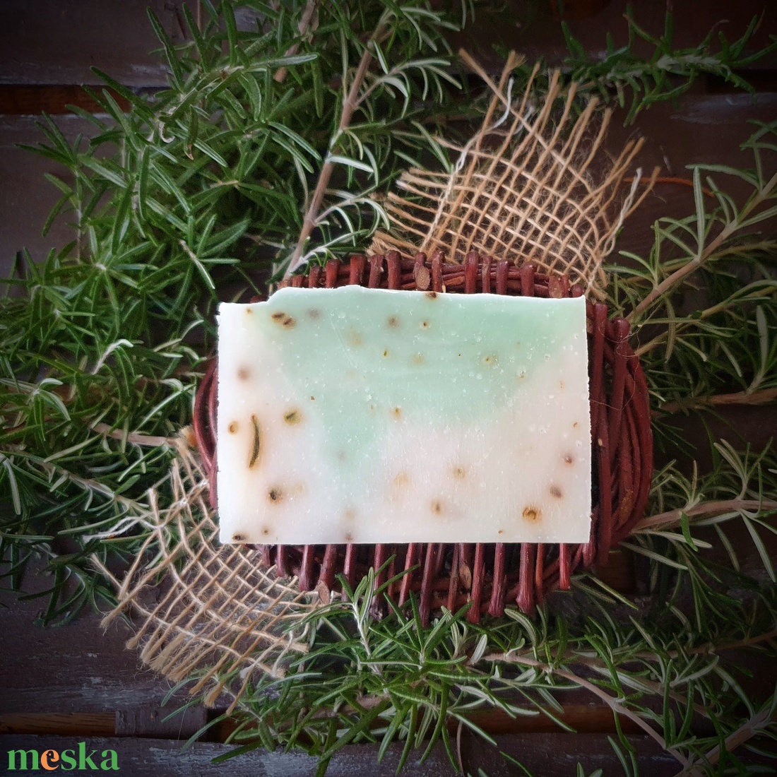 Rozmaringos hajmosó szappan - szépségápolás - sampon & hajápolás - Meska.hu