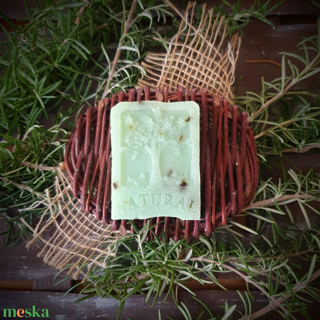 Rozmaringos hajmosó szappan - szépségápolás - sampon & hajápolás - Meska.hu