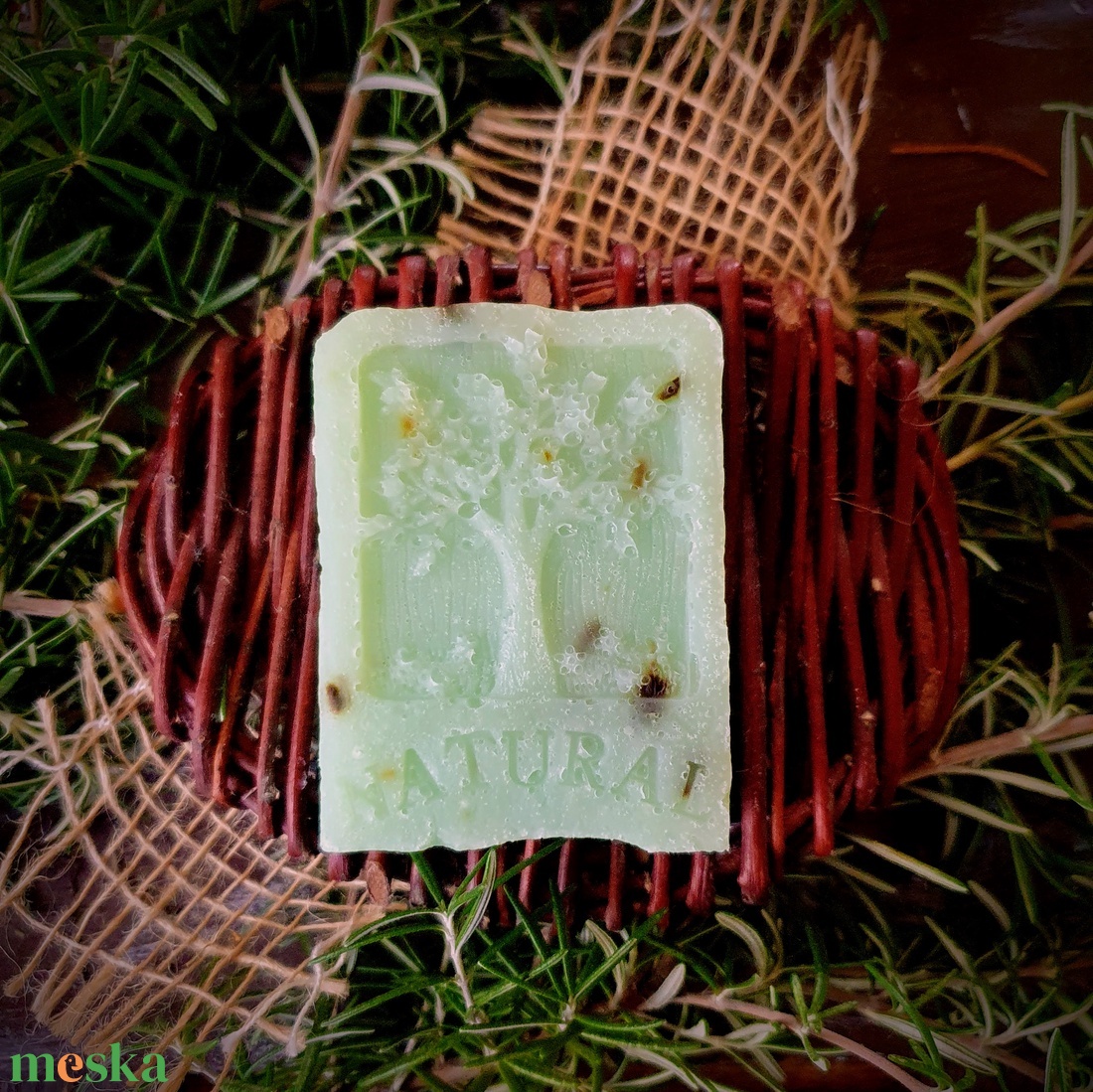 Rozmaringos hajmosó szappan - szépségápolás - sampon & hajápolás - Meska.hu