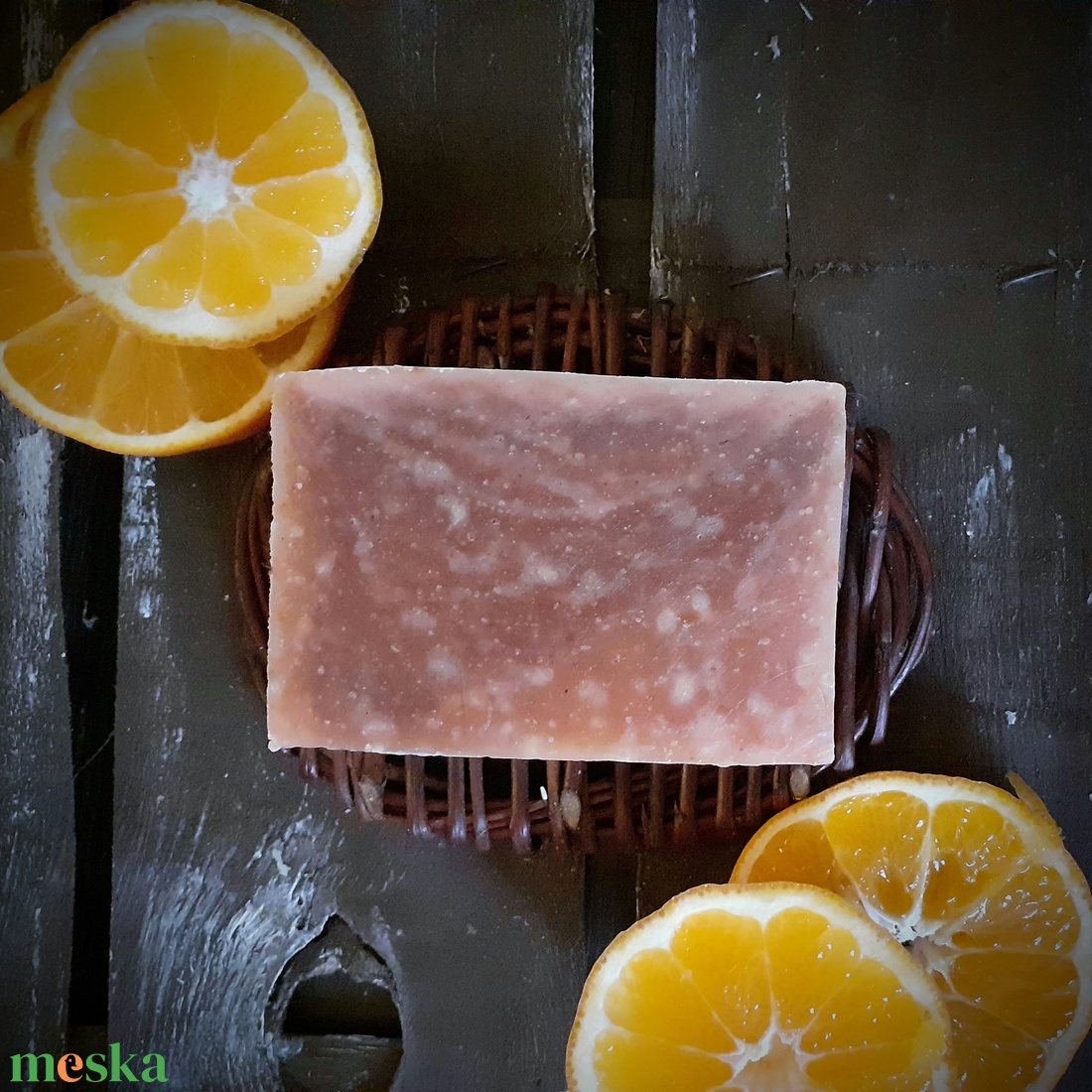 Narancs - fahéj szappan zabtejjel és szőlőmag olajjal - szépségápolás - szappan & fürdés - kézműves szappan - Meska.hu