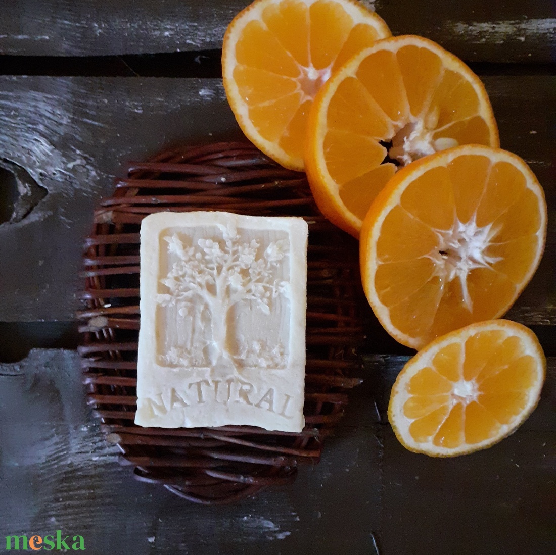 Narancs - fahéj szappan zabtejjel és szőlőmag olajjal - szépségápolás - szappan & fürdés - kézműves szappan - Meska.hu