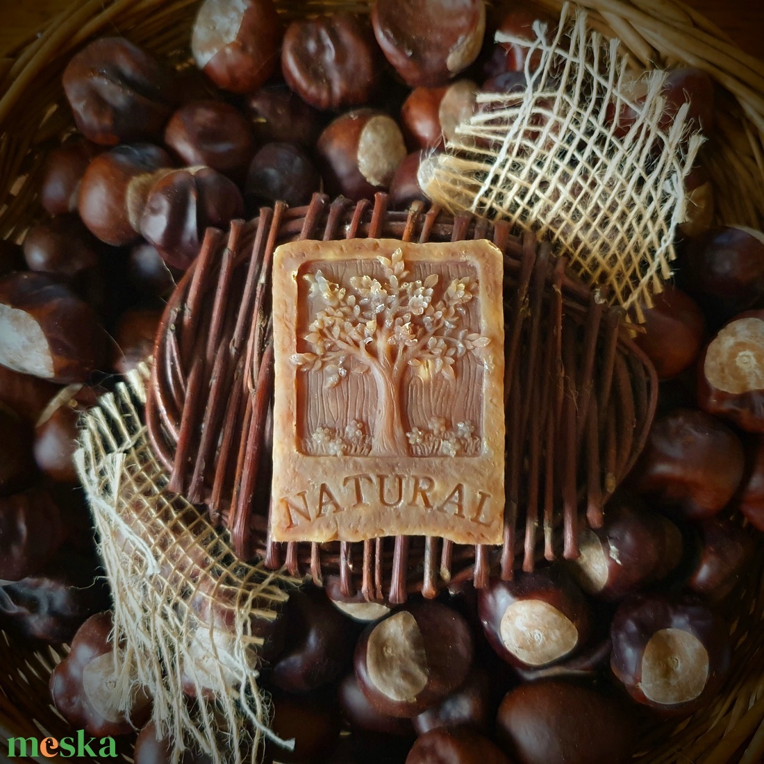 Vadgeszenyés szappan kecsketejjel és shea vajjal - szépségápolás - szappan & fürdés - kézműves szappan - Meska.hu