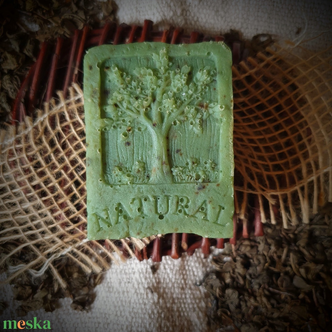 Zöldteás szappan - szépségápolás - szappan & fürdés - kézműves szappan - Meska.hu