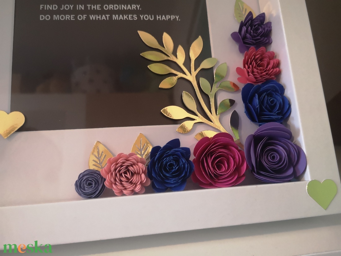 Képkeret - 3D virág díszítéssel - otthon & életmód - dekoráció - kép & falikép - képkeret - Meska.hu Képkeret - 3D virág díszítéssel - otthon & életmód - dekoráció - kép & falikép - képkeret - Meska.hu
