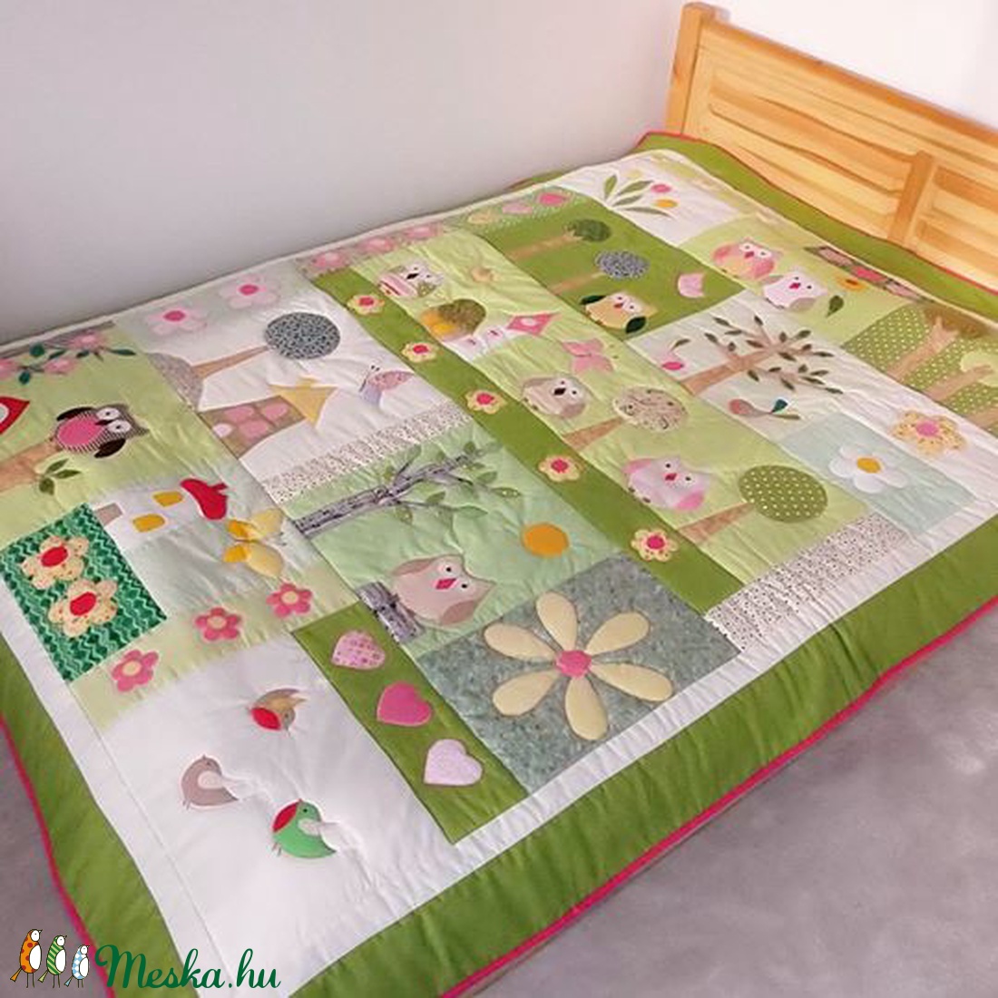 Baglyos ágytakaró gyerekszobába, nagyoknak -  - Meska.hu