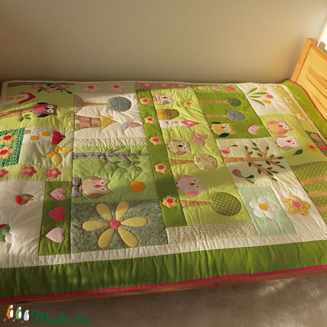 Baglyos ágytakaró gyerekszobába, nagyoknak -  - Meska.hu