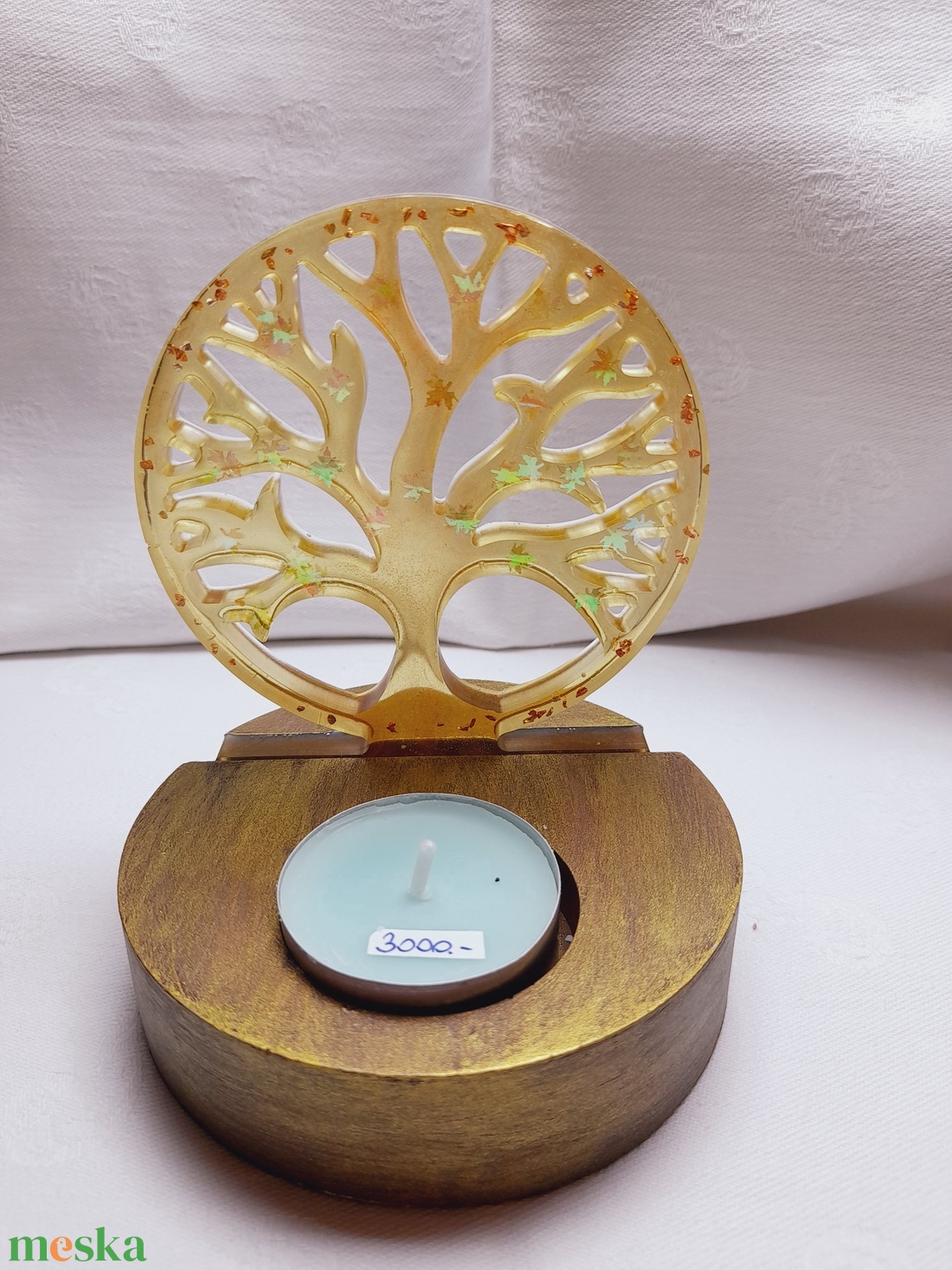 Életfa mécsestartó - otthon & életmód - gyertya, illat, aroma - mécses és mécsestartó - Meska.hu