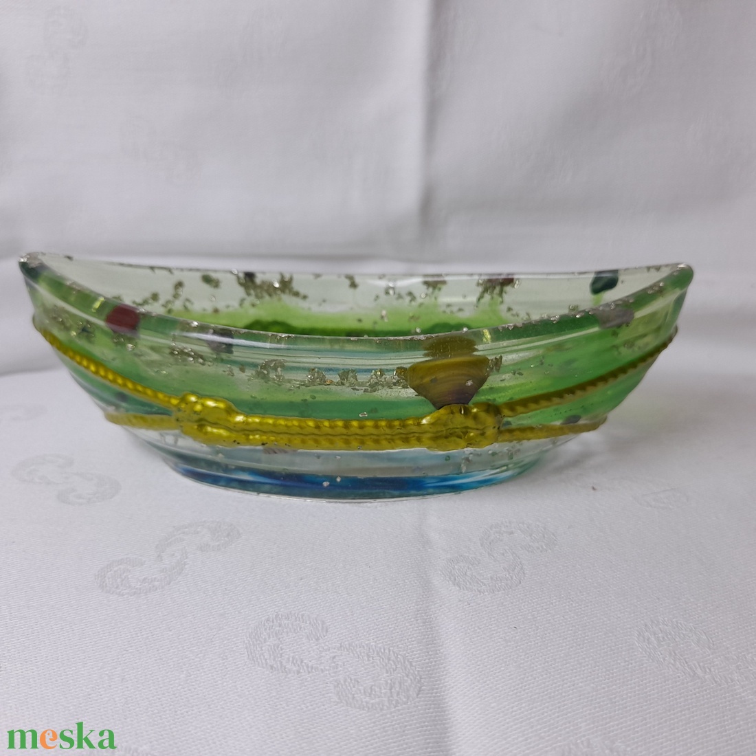 Csónak ékszer tartó - ékszer - ékszertartó - ékszertartó tál - Meska.hu