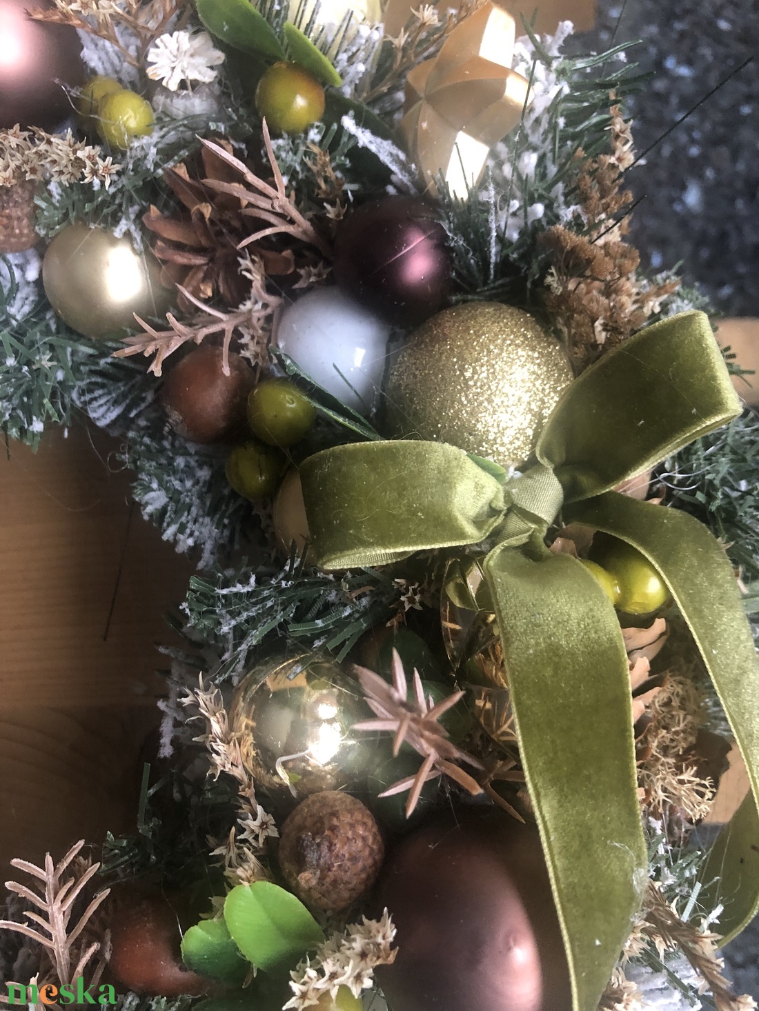 Karácsonyi ajtódísz csupa fényességben - karácsony - karácsonyi lakásdekoráció - karácsonyi ajtódíszek - Meska.hu Karácsonyi ajtódísz csupa fényességben - karácsony - karácsonyi lakásdekoráció - karácsonyi ajtódíszek - Meska.hu