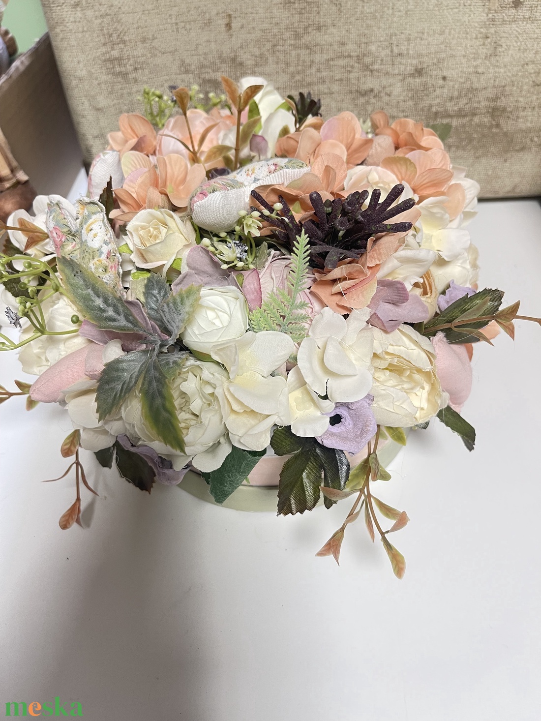 Asztaldísz virágbox - otthon & életmód - dekoráció - asztal és polc dekoráció - bonsai - Meska.hu