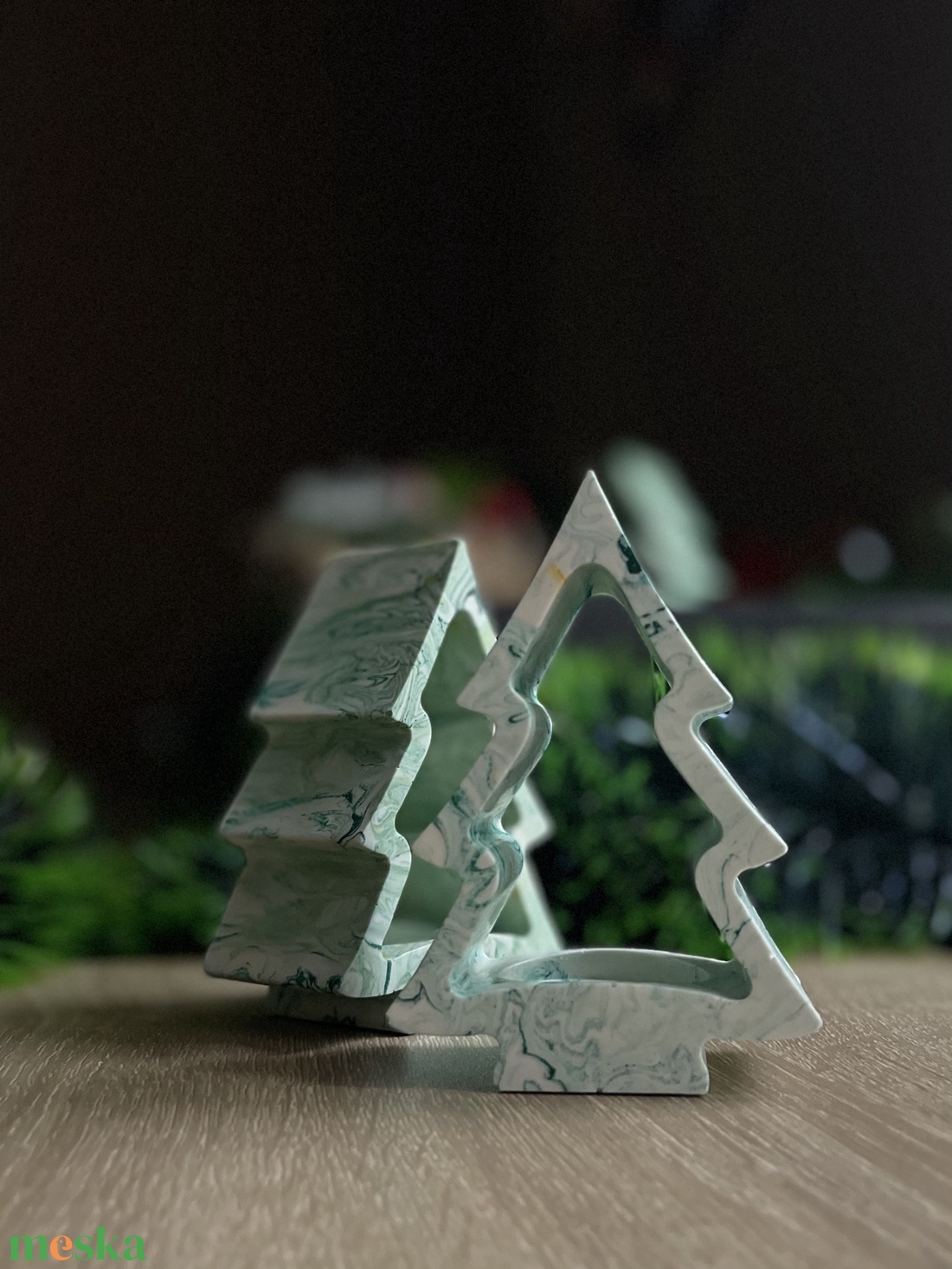 Fenyő mécsestartó - karácsony - karácsonyi lakásdekoráció - karácsonyi lakásdíszek - Meska.hu