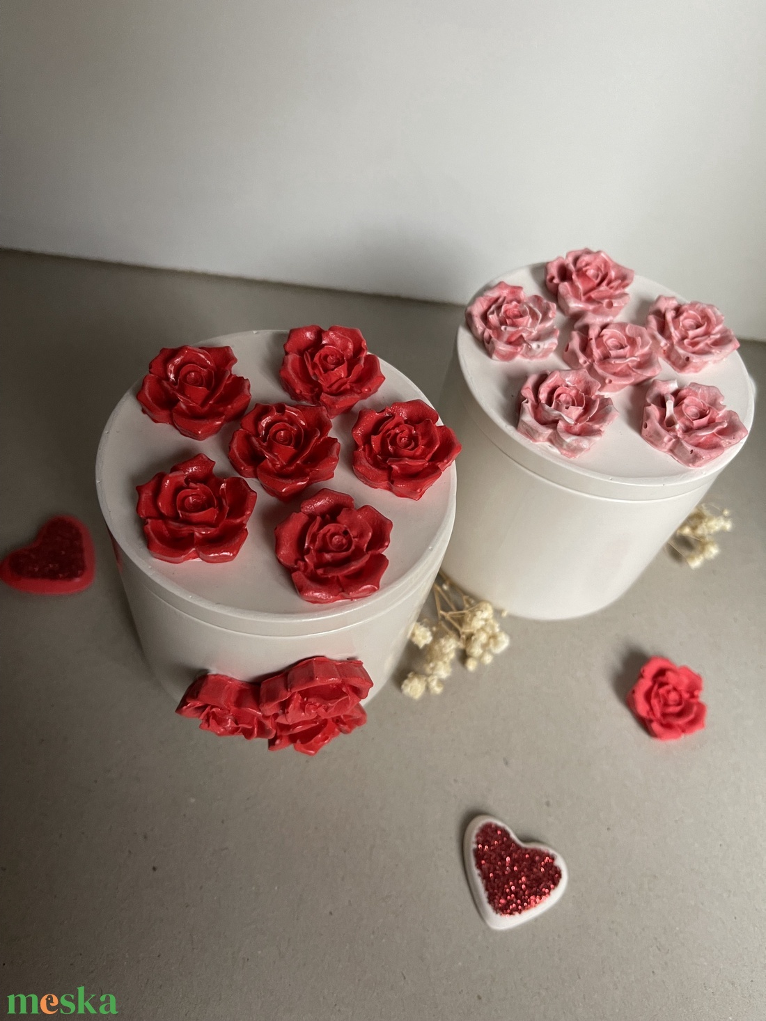 Rózsás ékszertartó  - ékszer - ékszertartó - ékszerdoboz - Meska.hu