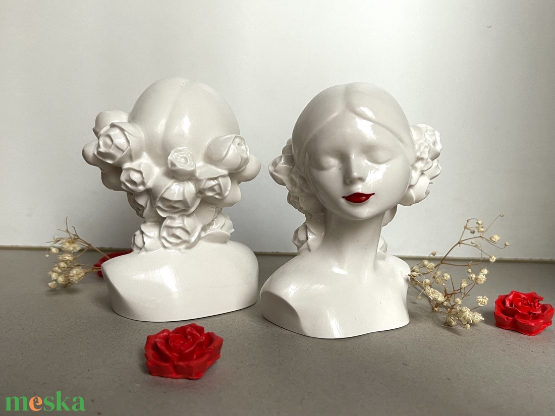 Női szobor - otthon & életmód - dekoráció - asztal és polc dekoráció - asztaldísz - Meska.hu