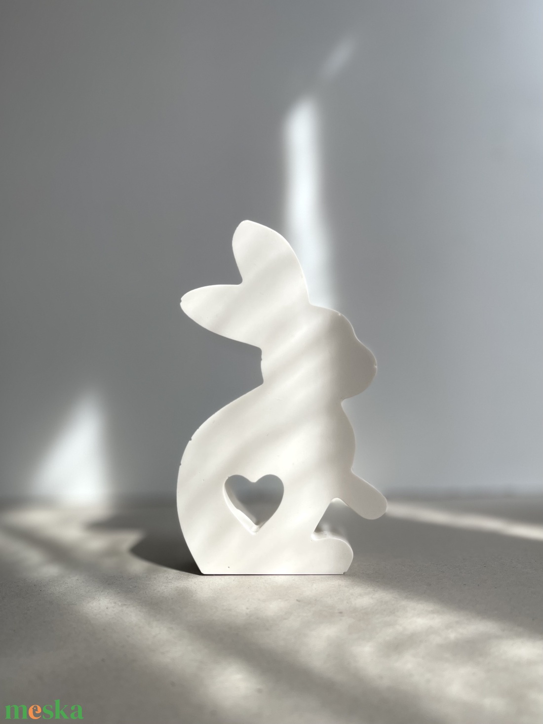 Kézzel készült húsvéti nyuszi - ünnepi díszek, dekorációk - húsvéti díszek és dekorációk - húsvéti asztaldíszek - Meska.hu