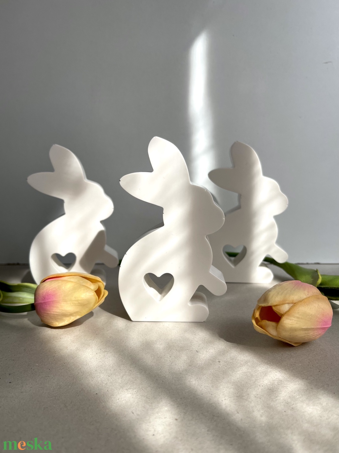 Kézzel készült húsvéti nyuszi - ünnepi díszek, dekorációk - húsvéti díszek és dekorációk - húsvéti asztaldíszek - Meska.hu