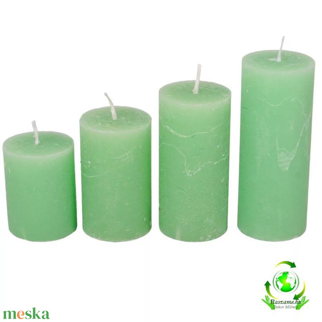 Rusztikus 40 mm lépcsős gyertya szett - menta - kellékek & szerszámok - vegyes alapanyag - Meska.hu Rusztikus 40 mm lépcsős gyertya szett - menta - kellékek & szerszámok - vegyes alapanyag - Meska.hu