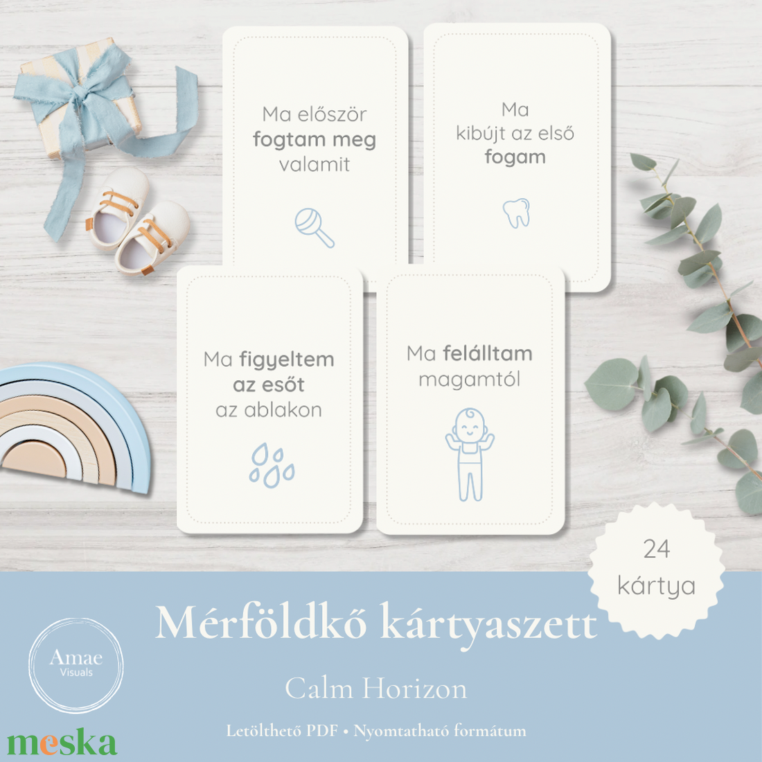 Mérföldkő kártyák Calm Horizon Letölthető PDF Amae Visuals - művészet - grafika & illusztráció - digitális - Meska.hu Mérföldkő kártyák Calm Horizon Letölthető PDF Amae Visuals - művészet - grafika & illusztráció - digitális - Meska.hu