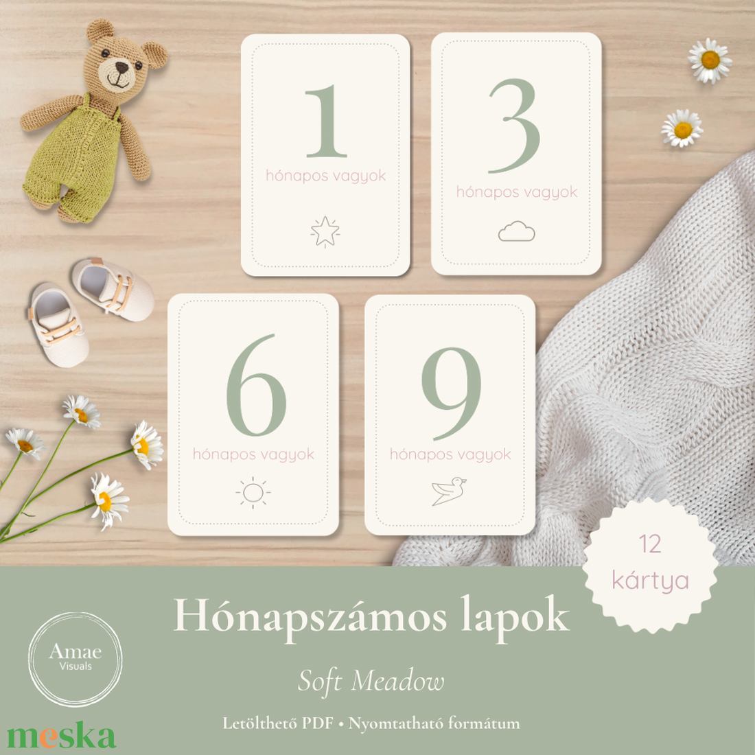 Hónapszámos lapok csomag Soft Meadow Letölthető PDF Amae Visuals - művészet - grafika & illusztráció - digitális - Meska.hu Hónapszámos lapok csomag Soft Meadow Letölthető PDF Amae Visuals - művészet - grafika & illusztráció - digitális - Meska.hu