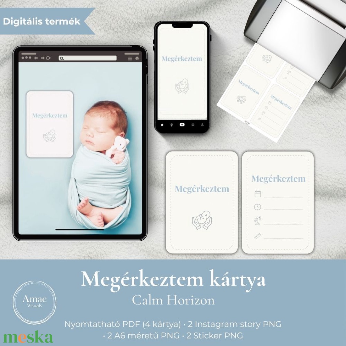 Digitális Megérkeztem kártya szett Calm Horizon Amae Visuals - művészet - grafika & illusztráció - digitális - Meska.hu Digitális Megérkeztem kártya szett Calm Horizon Amae Visuals - művészet - grafika & illusztráció - digitális - Meska.hu