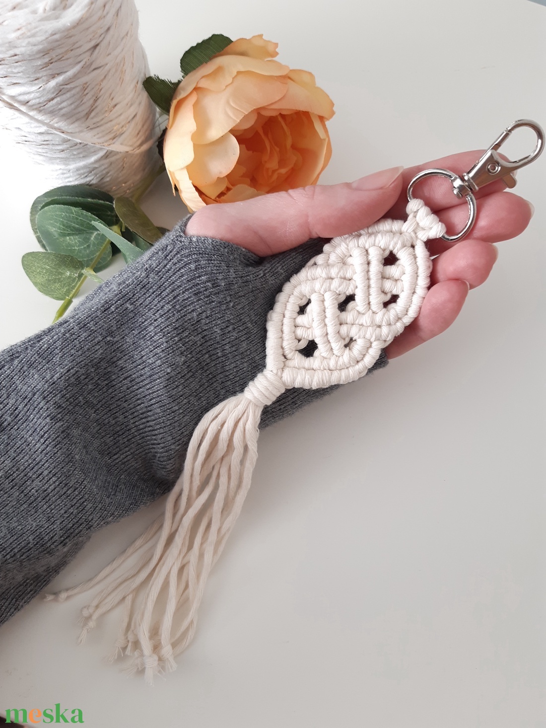 Makramé Celtic Knot kulcstartó és táskadísz - táska & tok - kulcstartó & táskadísz - táskadísz - Meska.hu Makramé Celtic Knot kulcstartó és táskadísz - táska & tok - kulcstartó & táskadísz - táskadísz - Meska.hu