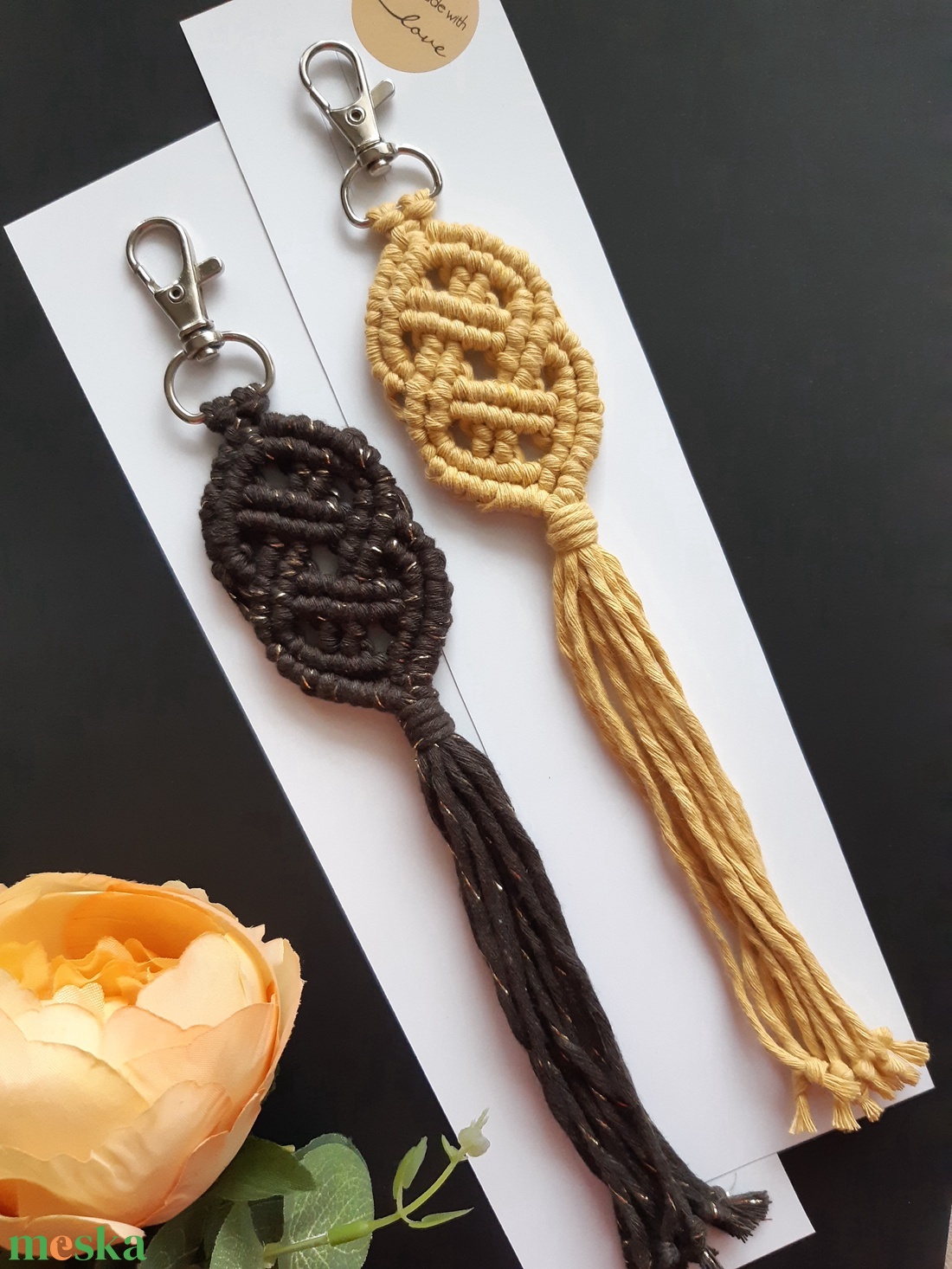 Makramé Celtic Knot kulcstartó és táskadísz - táska & tok - kulcstartó & táskadísz - táskadísz - Meska.hu Makramé Celtic Knot kulcstartó és táskadísz - táska & tok - kulcstartó & táskadísz - táskadísz - Meska.hu