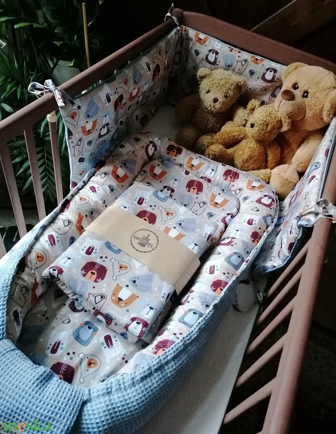 Babafészek 7 részes - otthon & életmód - babaszoba, gyerekszoba - babafészek - Meska.hu